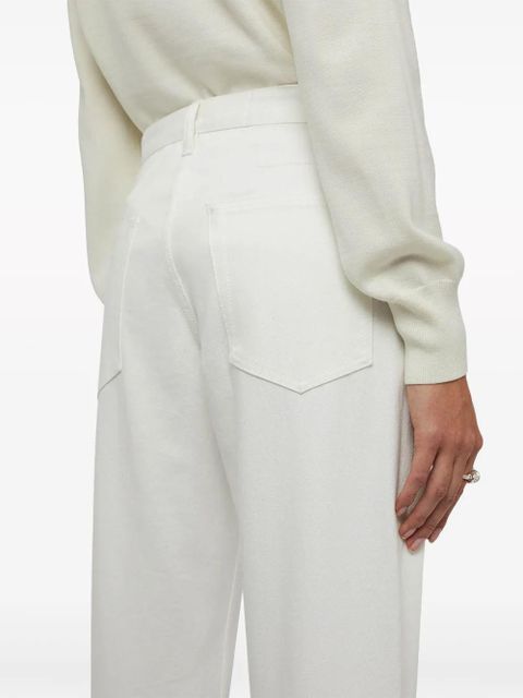 Jil Sander cropped straight-leg jeans - White - zdjęcie produktu nr 2