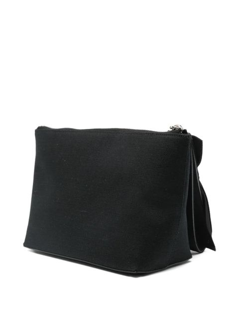 Givenchy bow-detailed logo clutch bag - Black