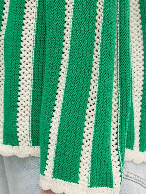 Stine Goya kardigan damski kolor zielony SG-PF25-K034-2380