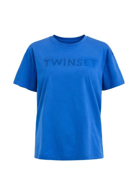 TWINSET crew-neck T-shirt - Blue - zdjęcie produktu nr 1