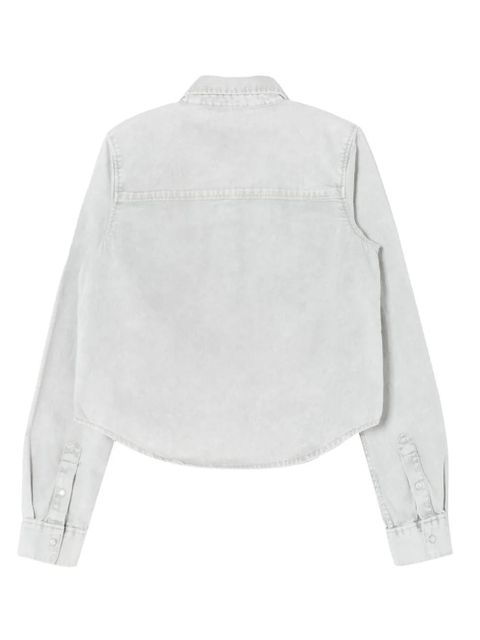 RE/DONE press-fastening denim shirt - Neutrals