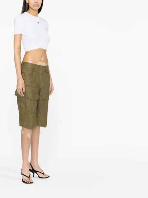 Givenchy cargo bermuda shorts - Green