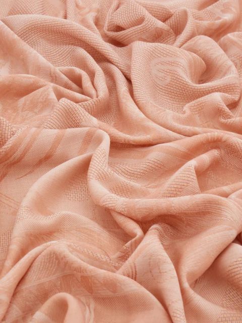 Ferragamo jacquard scarf - Orange