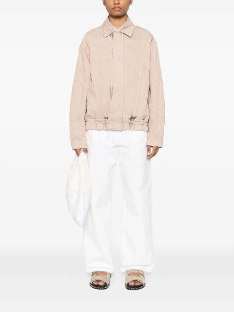 Golden Goose dyed denim bomber jacket - Neutrals - zdjęcie produktu nr 2