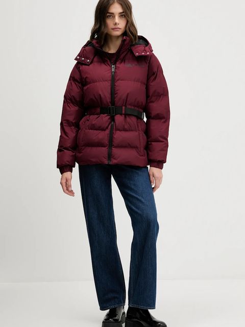Karl Lagerfeld Jeans kurtka kolor bordowy zimowa A3W15023 - zdjęcie produktu nr 2