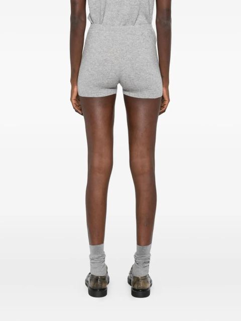 SANDRO argyle knitted shorts - Grey