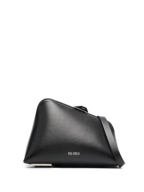 The Attico Midnight leather clutch bag - Black - zdjęcie produktu nr 1