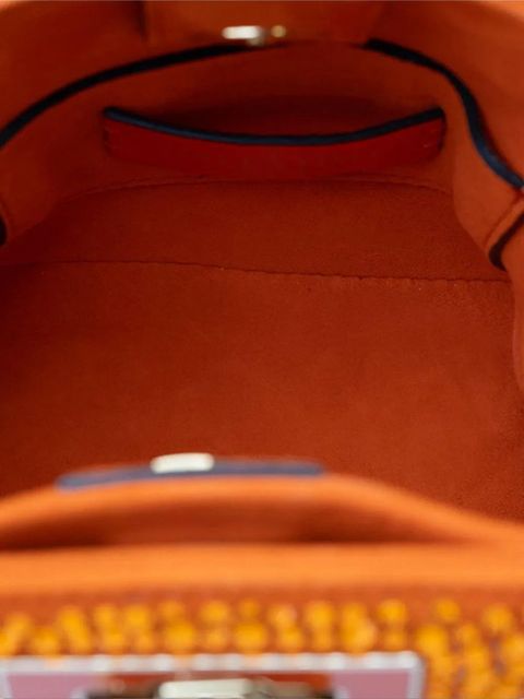 Valentino Garavani stud embellished tote bag - Orange