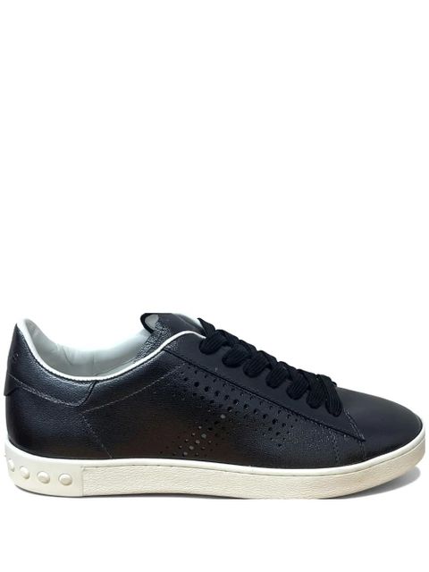 Tod's perforated-detail sneakers - Black - zdjęcie produktu nr 1