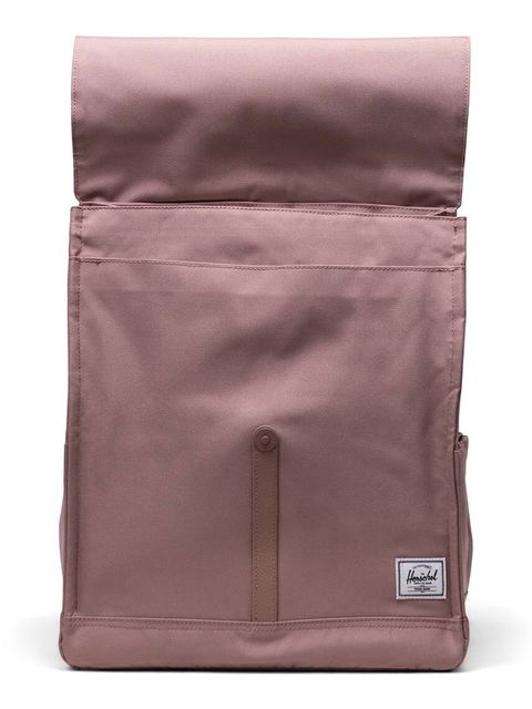 Herschel plecak City Backpack kolor różowy duży gładki - zdjęcie produktu nr 2
