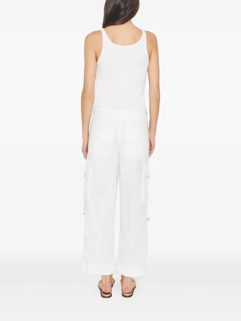Tory Burch belted cargo pants - White
