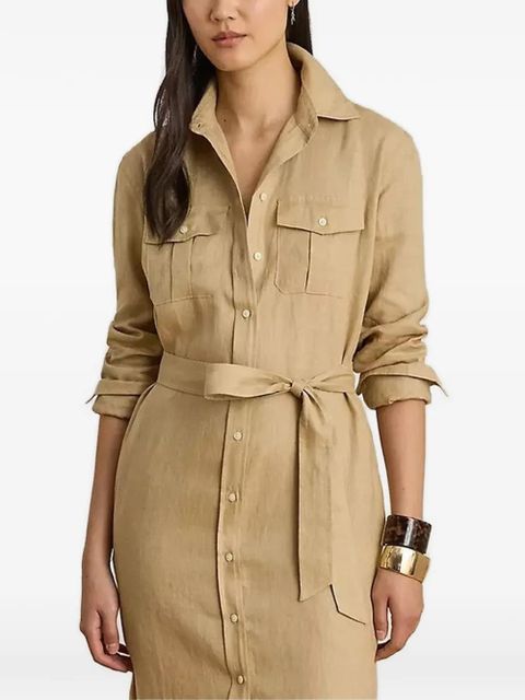Lauren Ralph Lauren belted shirt dress - Neutrals - zdjęcie produktu nr 1