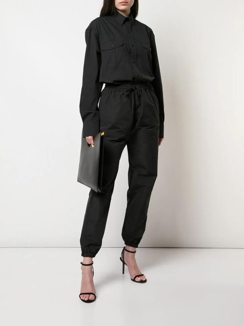 WARDROBE.NYC Release 03 tailored poplin shirt - Black - zdjęcie produktu nr 2
