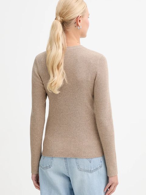 Levi's sweter damski kolor brązowy A0719 - zdjęcie produktu nr 2