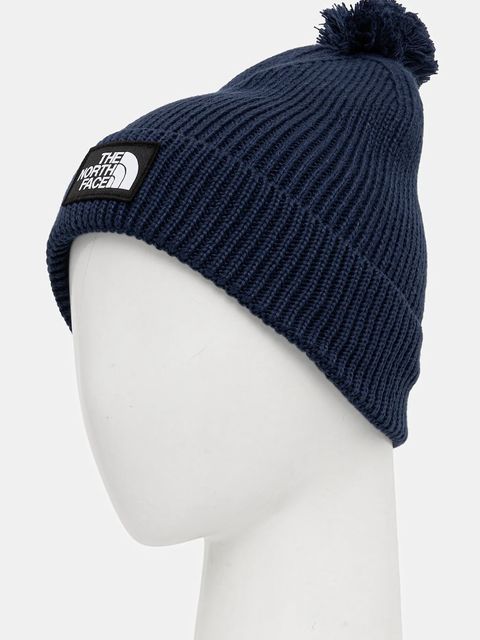 The North Face czapka TNF Logo Box kolor granatowy NF0A8CHF8K21 - zdjęcie produktu nr 2