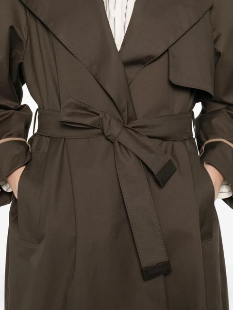 Max Mara belted trench coat - Green