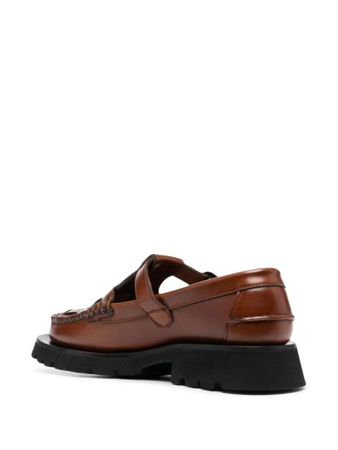 Hereu Soller Sport square-toe loafers - Brown - zdjęcie produktu nr 2