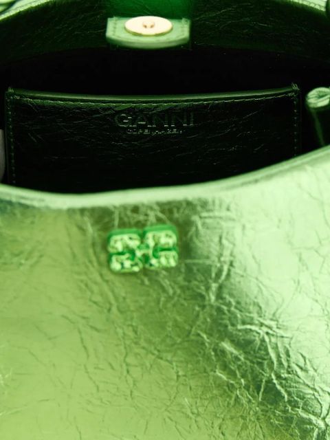 GANNI mini Bou tote bag - Green