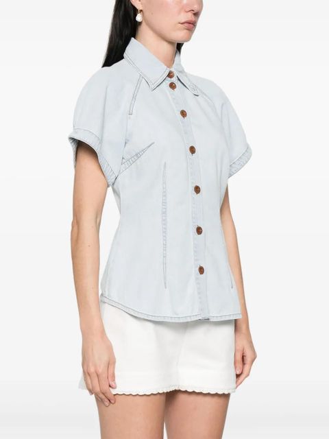 ZIMMERMANN Tallow shirt - Blue