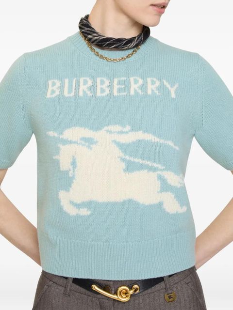Burberry EKD short-sleeve sweater - Blue