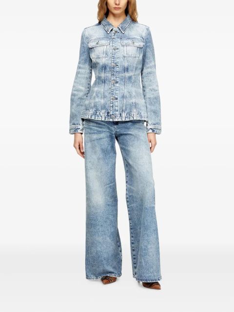 Diesel Katerin pocket-button jacket - Blue