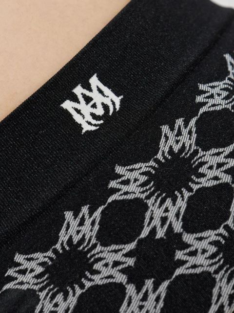 AMIRI Ma Quad-monogram leggings - Black