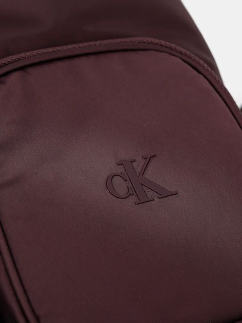 Calvin Klein plecak damski kolor fioletowy duży gładki LV04F3133G