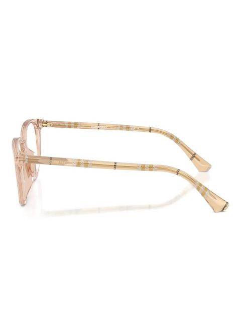 Burberry Eyewear square-frame acetate glasses - Pink - zdjęcie produktu nr 2