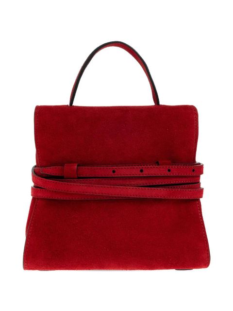 Moschino buckle-strap tote bag - Red