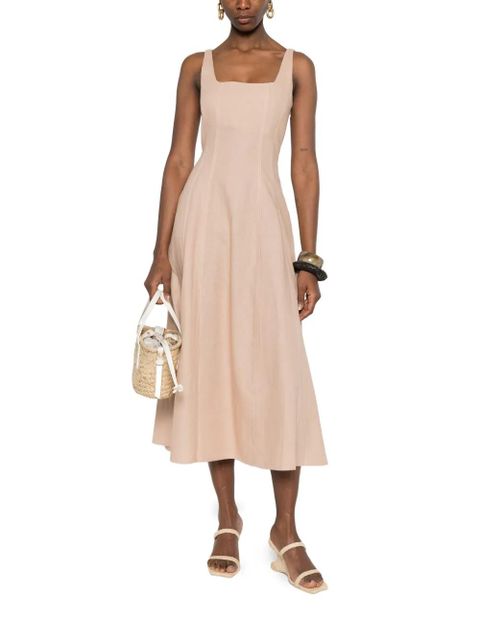 TWINSET panelled midi dress - Neutrals