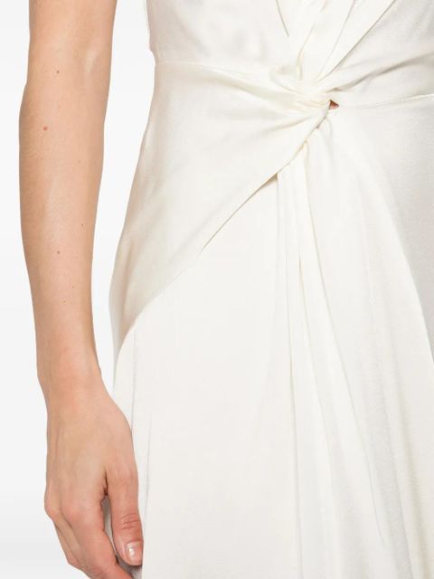 Victoria Beckham twist waist dress - White