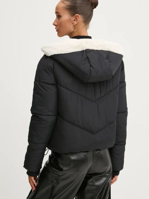 Hollister Co. kurtka damska kolor czarny zimowa KI344-4601