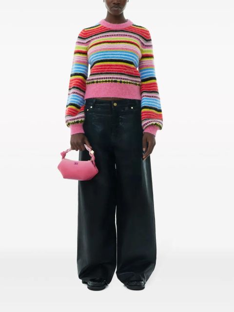 GANNI Bou gradient-effect mini bag - Pink