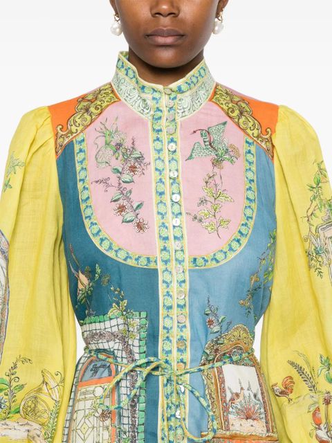 ALEMAIS Monte mini dress - Blue