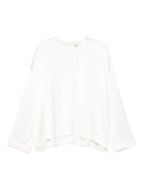 TOTEME round-neck blouse - White - zdjęcie produktu nr 1
