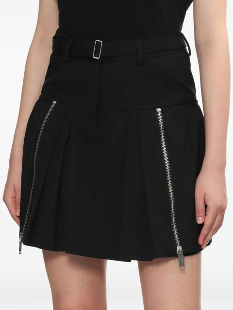 3.1 Phillip Lim pleated zip-detail skirt - Black
