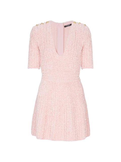 Balmain pink mini dress - zdjęcie produktu nr 1