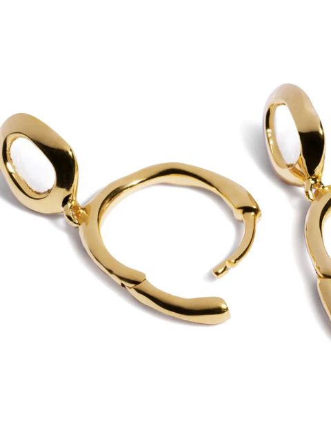 Monica Vinader Odyssey moonstone earrings - Gold