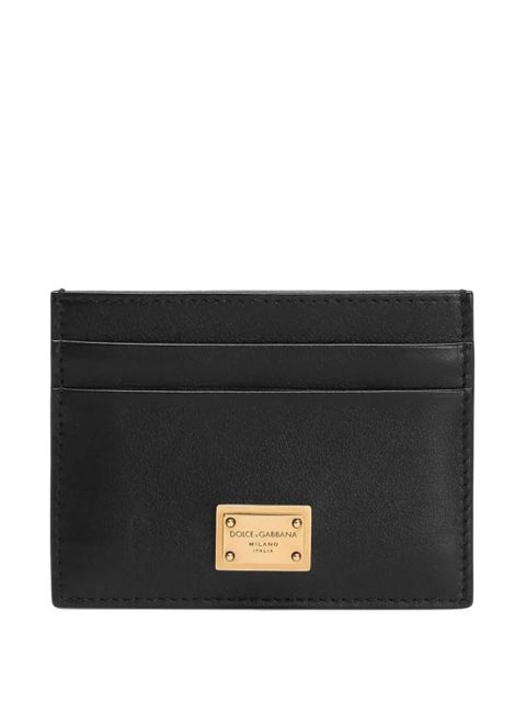 Dolce & Gabbana leather cardholder - Black - zdjęcie produktu nr 1