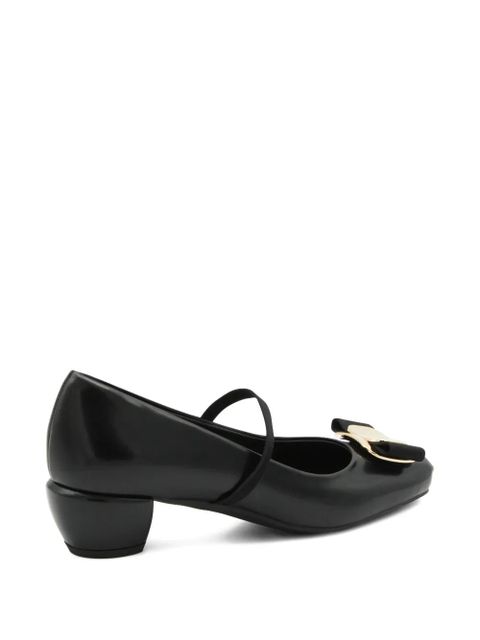 Ferragamo 40mm New Vara buckle strap pumps - Black - zdjęcie produktu nr 2