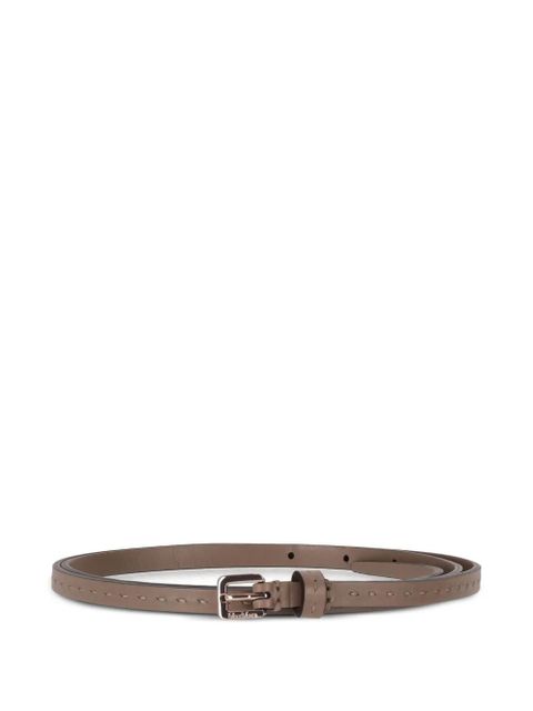 Max Mara stitched-detail belt - Brown - zdjęcie produktu nr 1