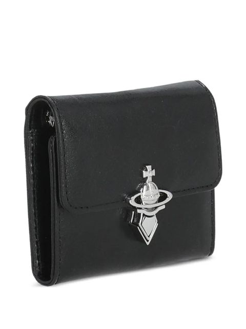 Vivienne Westwood Orb-plaque wallet - Black
