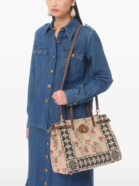 Valentino Garavani medium Antibes tote bag - Neutrals