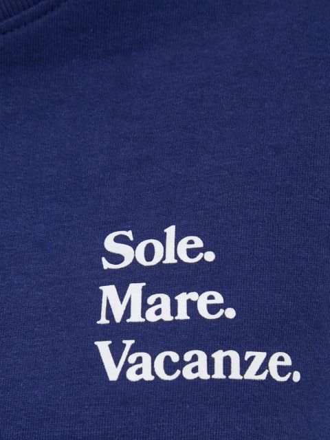 Drivemebikini bluza Sole Mare damska kolor granatowy z nadrukiem 2024-DMBS-018-NV