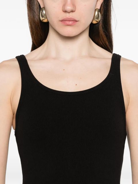 Eleh Sleeveless pleated dress - Black