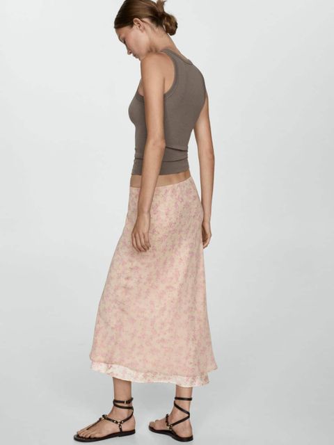 Bawełniany ściągaczowy top