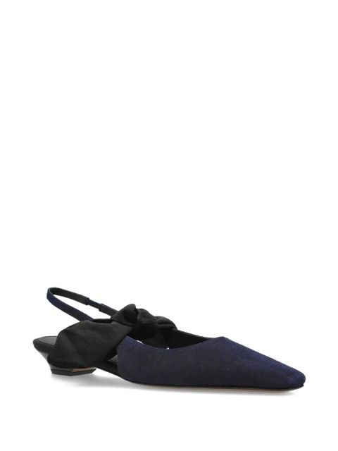 NEOUS bow slingback trainers - Blue - zdjęcie produktu nr 2