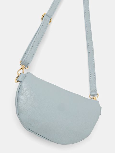 Answear Lab nerka skórzana kolor niebieski - zdjęcie produktu nr 2