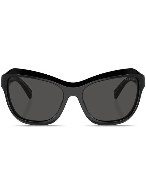 Prada Eyewear PR A27S oversize-frame sunglasses - Black - zdjęcie produktu nr 1