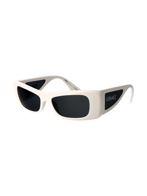 Versace Eyewear rectangle-frame sunglasses - White - zdjęcie produktu nr 2